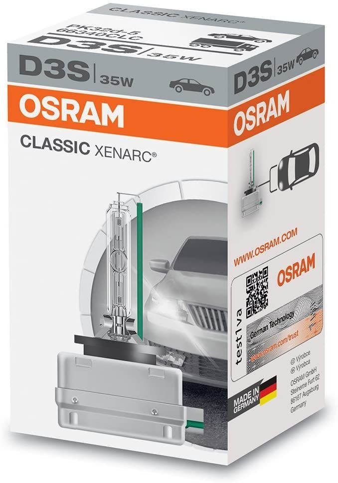 Osram Spezialleuchtmittel OSRAM XENARC CLASSIC D3S PK32d-5 12 V 35 W (1er Faltschachtel)