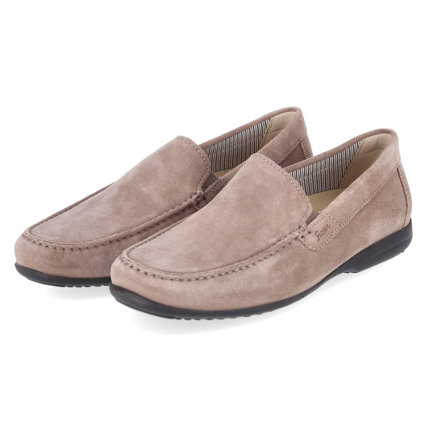 SIOUX Sioux 12034 Herren Rauleder taupe Slipper