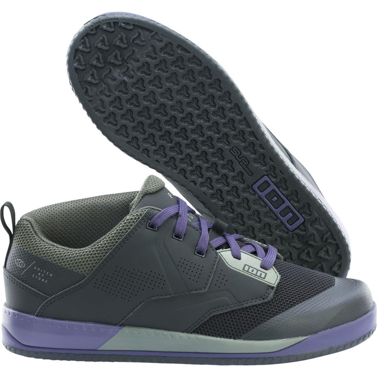 ION Shoes Scrub Amp Unisex Fahrradschuh Technische Flatpedal-Schuhe mit perfektem Grip, Schutz und Stil für