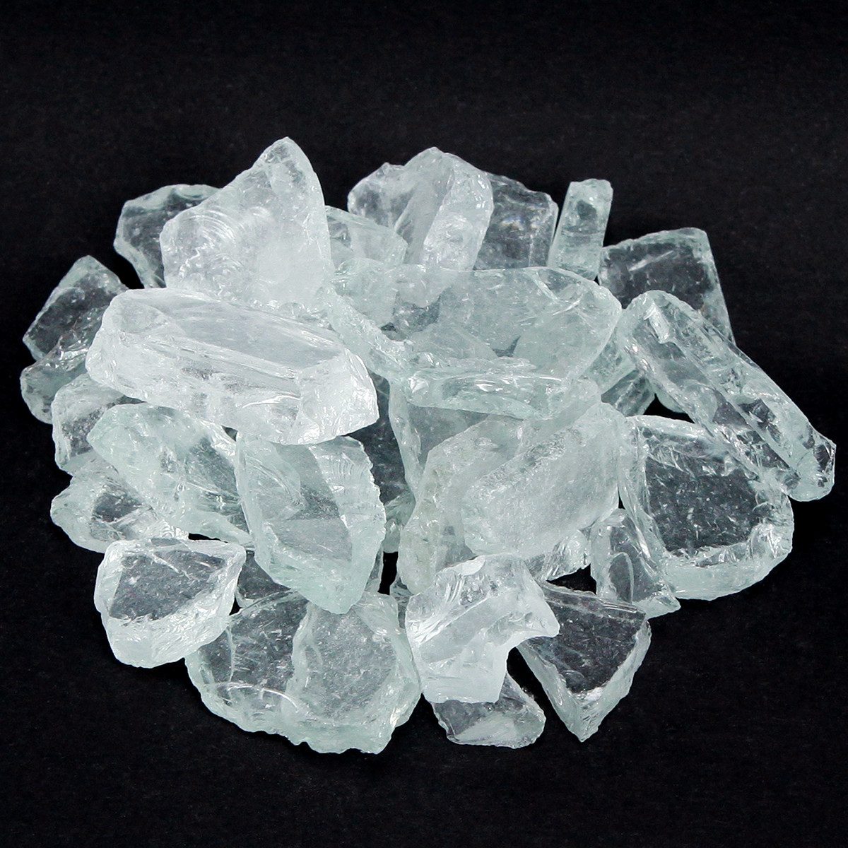 Viana Dekosand Glassteine Naturfarben 25-35mm Deko Steine 2kg Set