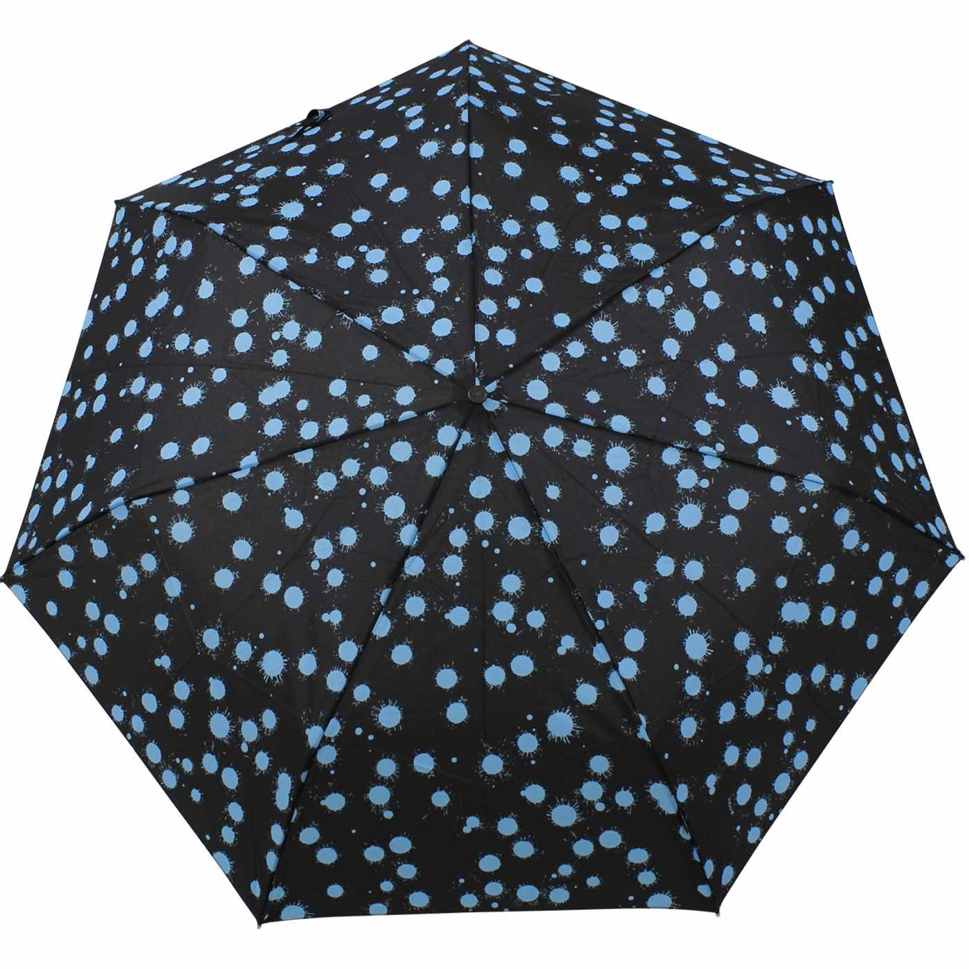 Knirps® Taschenregenschirm Slim Duomatic mit Auf-Zu-Automatik - Paint Drops, immer mit dabei, passt in jede Tasche – Bild 3 von 5