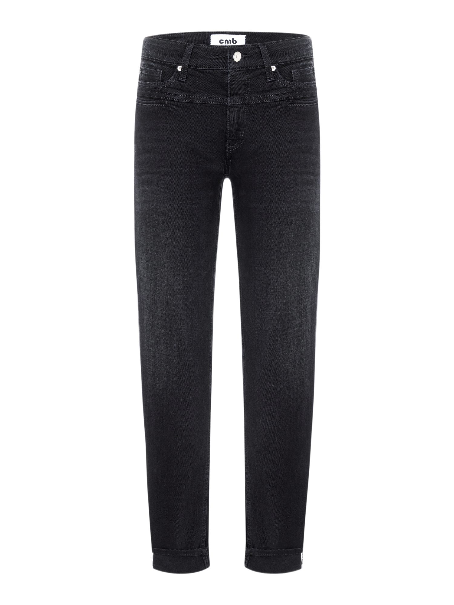 Cambio Stretch-Hose schwarz,Casual,Baumwolle,Unifarben,Modern Fit,Mittel