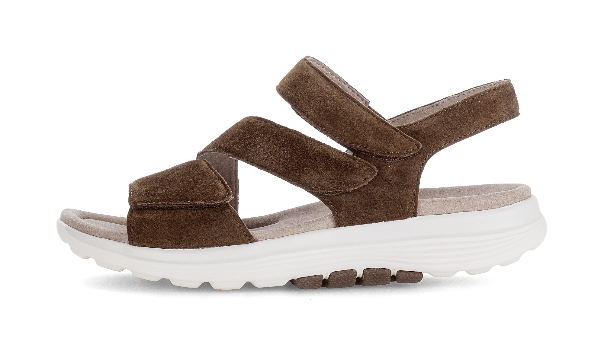 rollingsoft Riemchensandale Keilabsatz, Sandalette mit typischer Laufsohle, G-Weite (weit)
