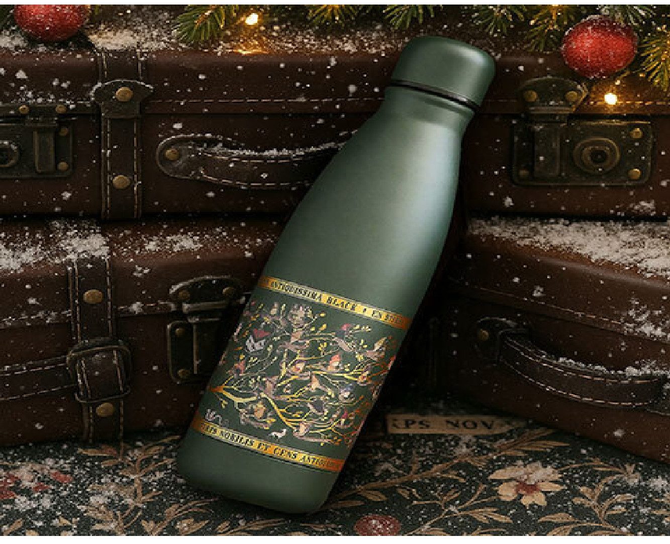 Cinereplicas Trinkflasche Harry Potter Trinkflasche Black Family Big - Christmas Edition