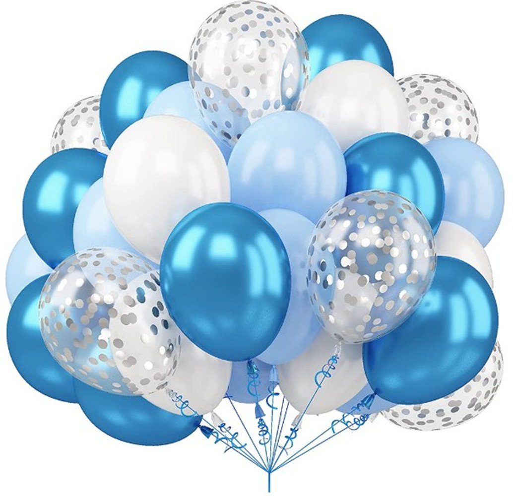 XDeer Luftballon Luftballons,Konfetti Luftballons Set,12 Zoll Ballons für Babyparty, Hochzeits Geburtstagsfeier Deko Geburtstag Hochzeit