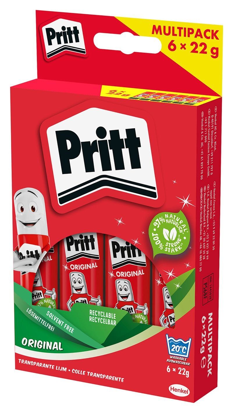 PRITT Pritt Klebestift Multipack 6 ST x 22g, 9H PS6BF Tintenpatrone
