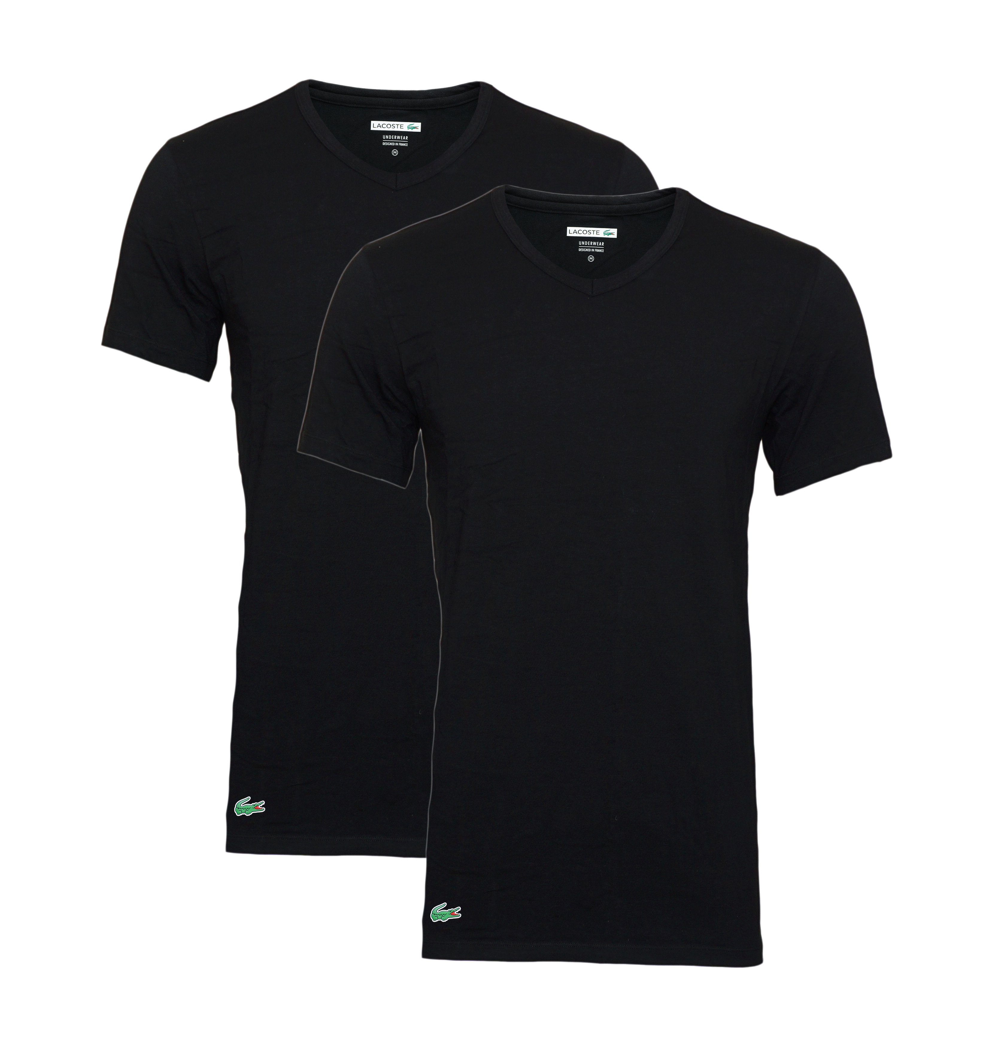 Lacoste T-Shirt »Basic V-Ausschnitt« (Packung, 2-tlg., 2er-Pack) online  kaufen | OTTO