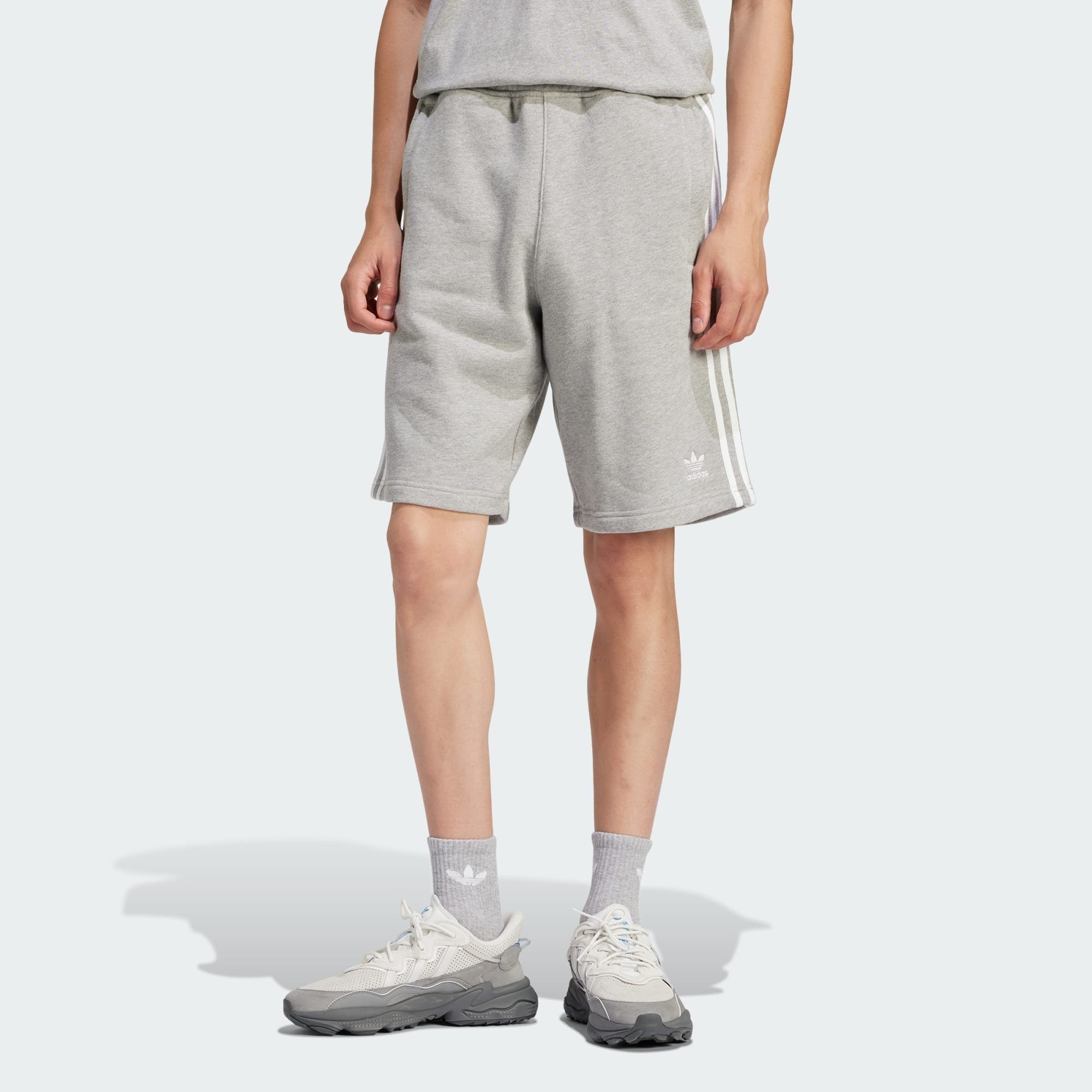 ADICOLOR SHORTS adidas Originals Medium Shorts 3-STREIFEN Grey Heather