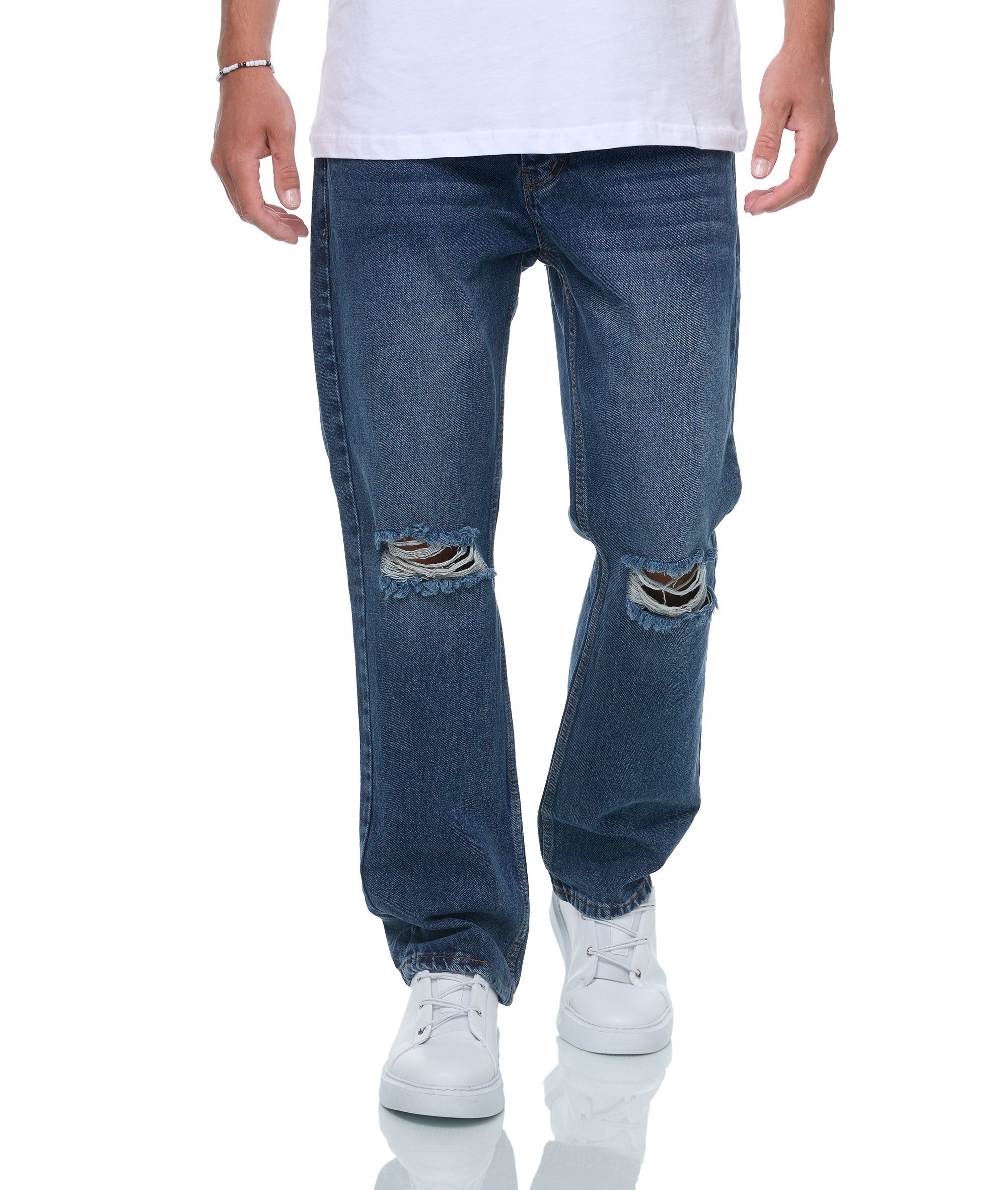 Denim House Relax-fit-Jeans Lässige Herren Baggy günstig online kaufen