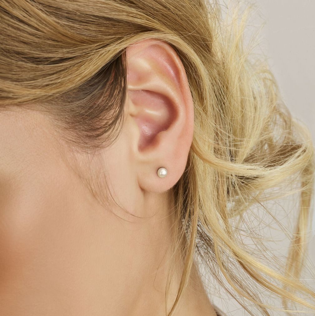 NICEANDnoble Paar Ohrstecker 585er Gelbgold Ohrstecker mit Süßwasserperle, günstig online kaufen