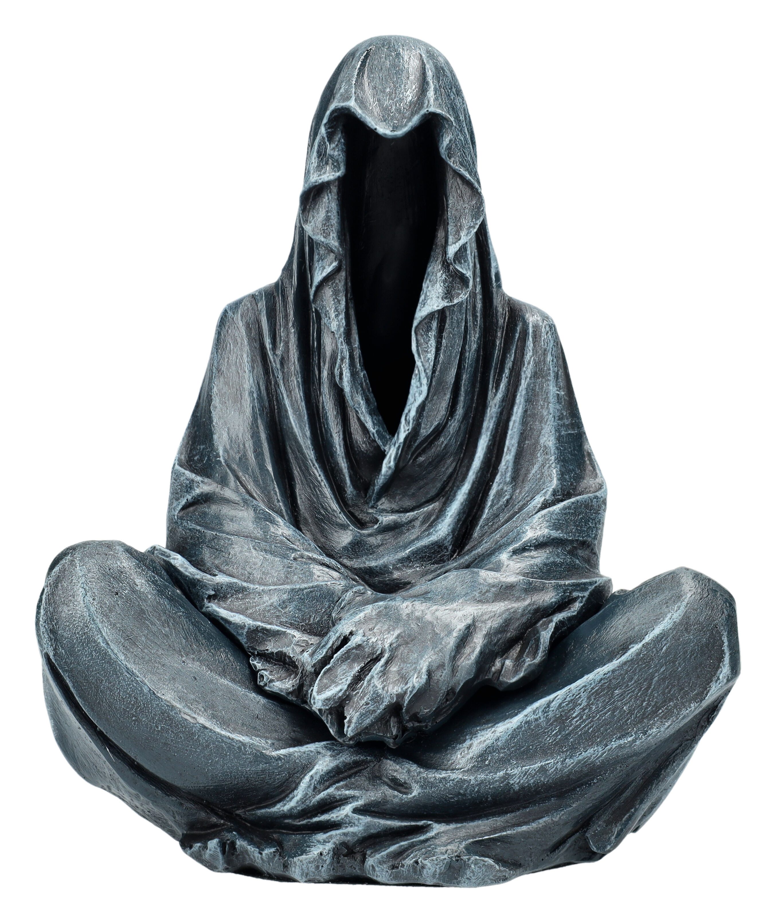 Figuren Shop GmbH Räuchermännchen Reaper Figur – Rauchender Totensammler Statue mit Versteck 17 cm Deko