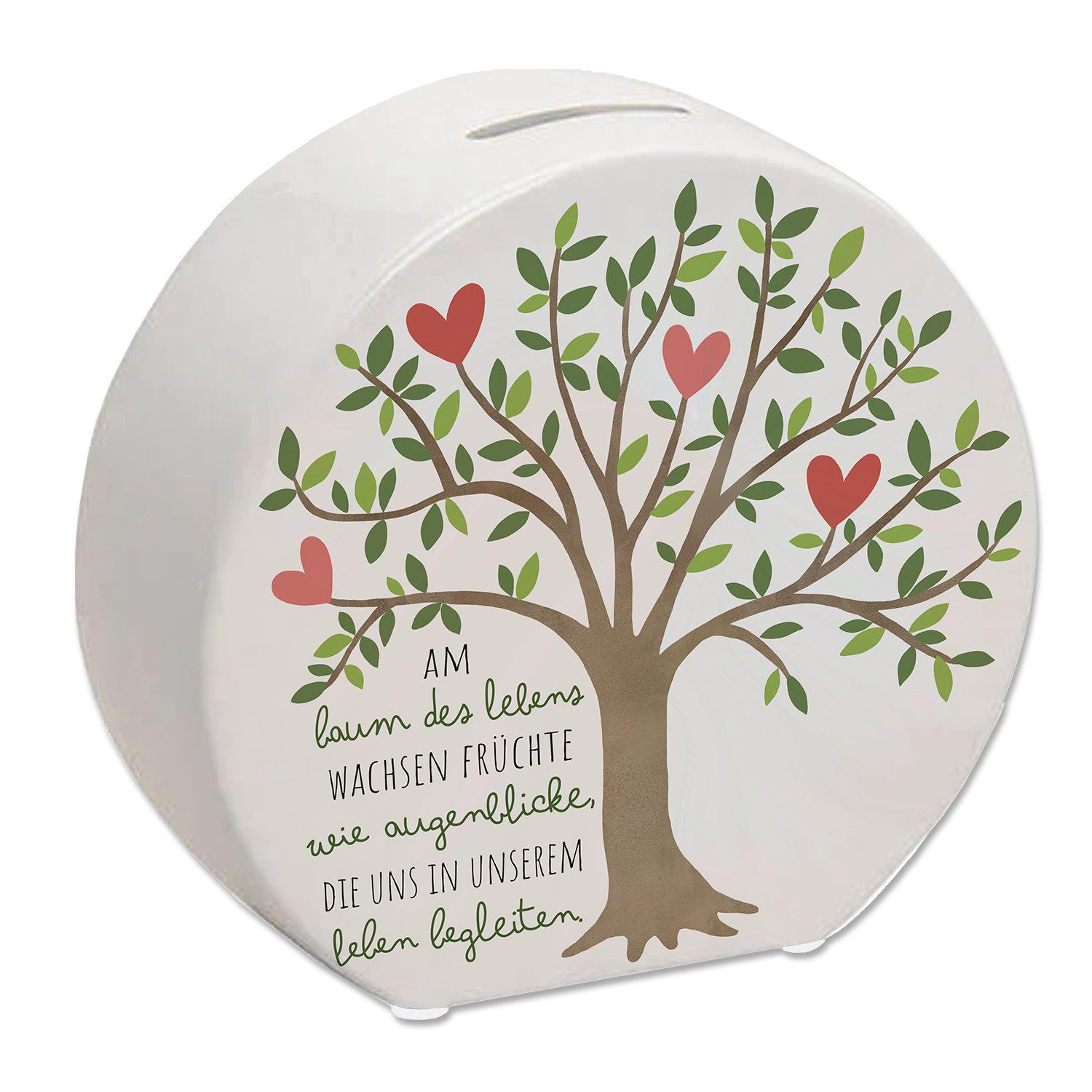 speecheese Spardose Lebensbaum Spardose mit Spruch trägt Augenblicke als Fr günstig online kaufen