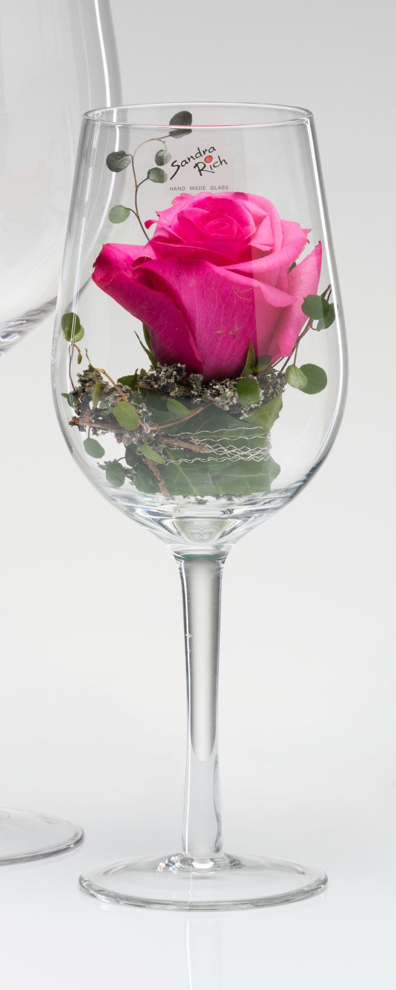 Sandra Rich Dekovase Glasvase Vino rund oxygen fired von Sandra Rich günstig online kaufen