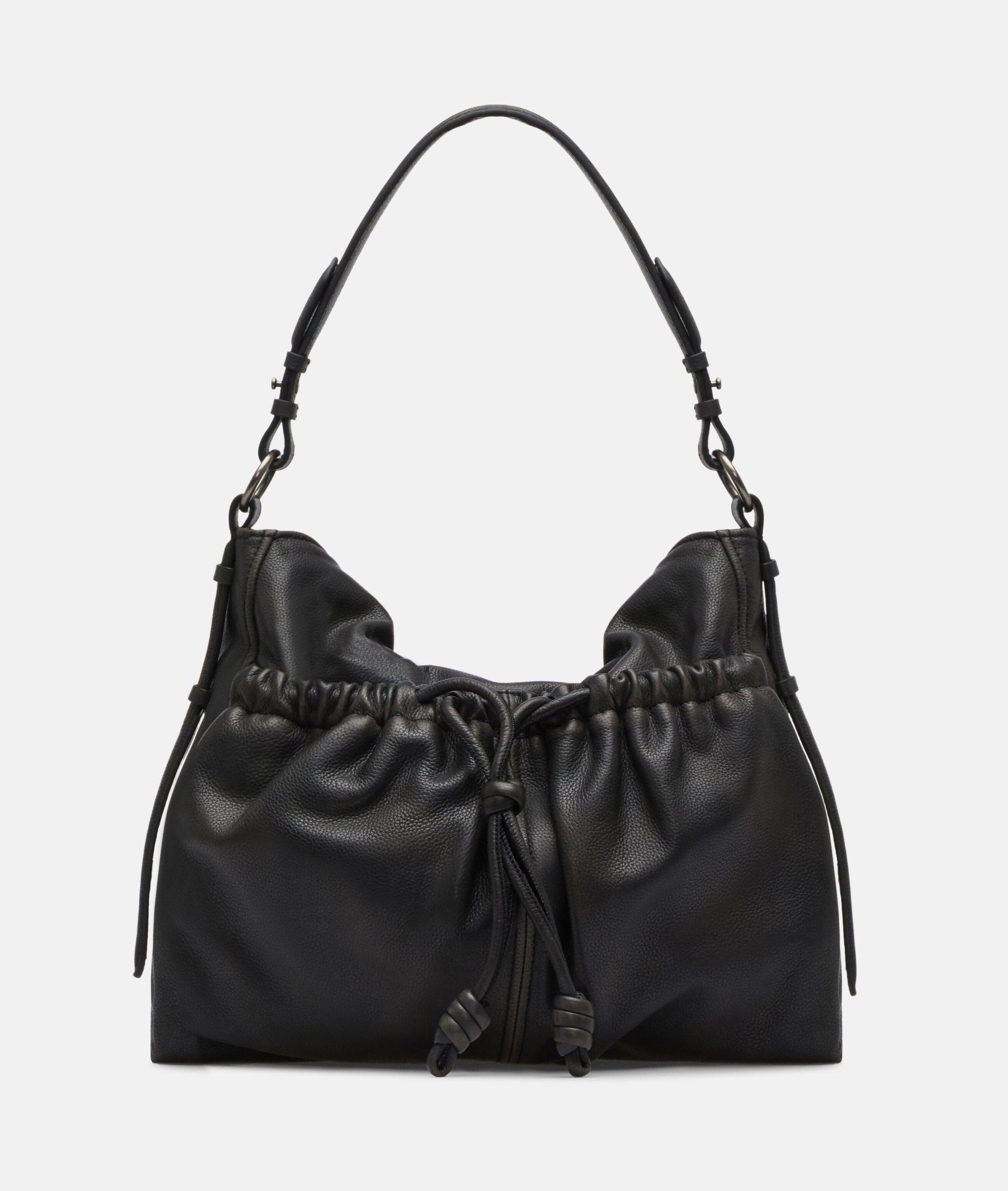 Liebeskind Berlin Schultertasche Elya Hobo M, Geräumige Hobo-Bag mit Vintage-Effekt