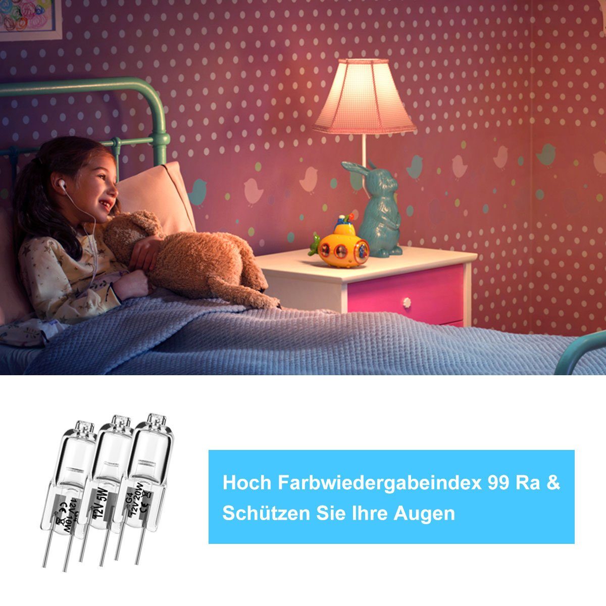 LED 4/10er Ersatz G4 Flutlichtstrahler Dimmbar wechselbar, Pack LED Leuchtmittel, LED Lampe, AC/DC Pack Lampen Halogenlampe, LED oyajia Nicht 20W Glühbirnen, 12V 10er G4 Energiesparende Birnen