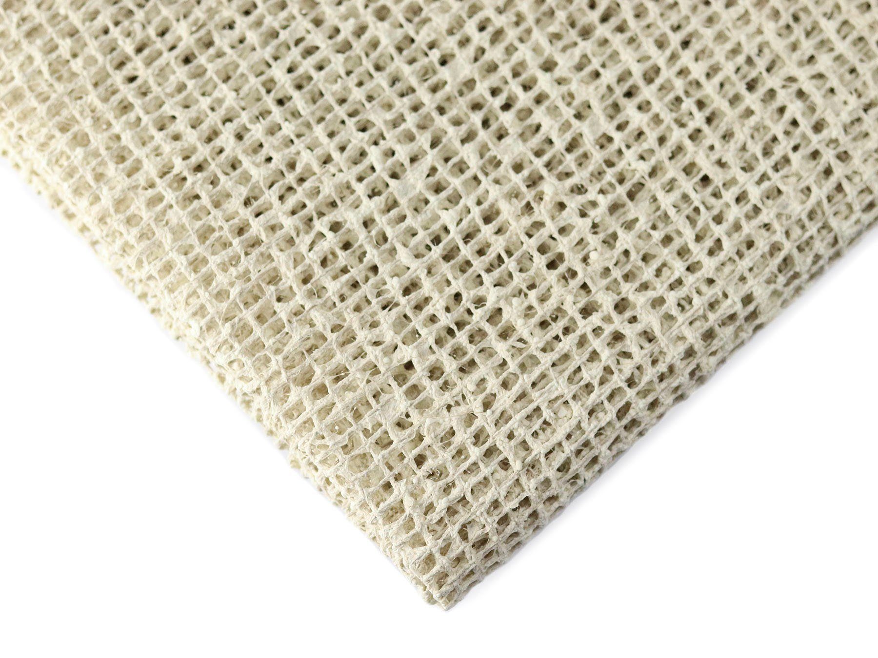 Primaflor-Ideen in Textil Antirutsch Teppichunterlage NATUR-STOP, Made in Germany, (1-St), Gitter-Rutschunterlage, rutschfest, Jute, individuell zuschneidbar