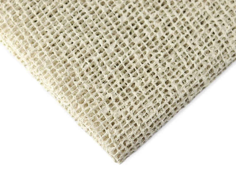 Antirutsch Teppichunterlage NATUR-STOP, Primaflor-Ideen in Textil, (1-St), Gitter-Rutschunterlage, rutschfest, Jute, individuell zuschneidbar