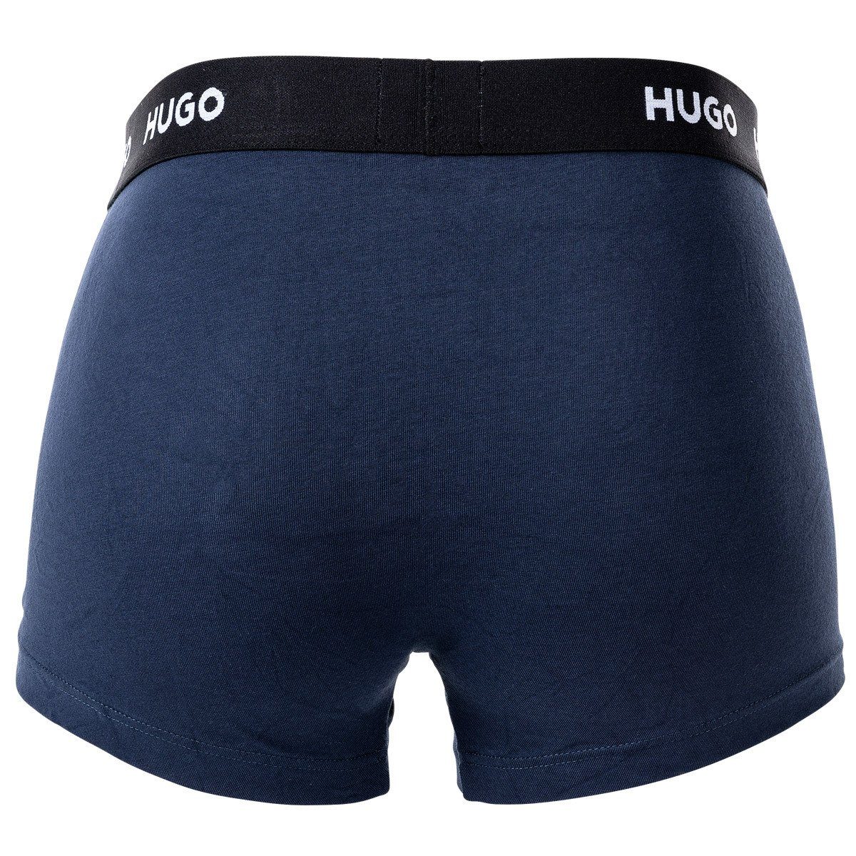 Pack - HUGO Boxer Boxer Shorts, Herren Triplet Trunks 3er Blau