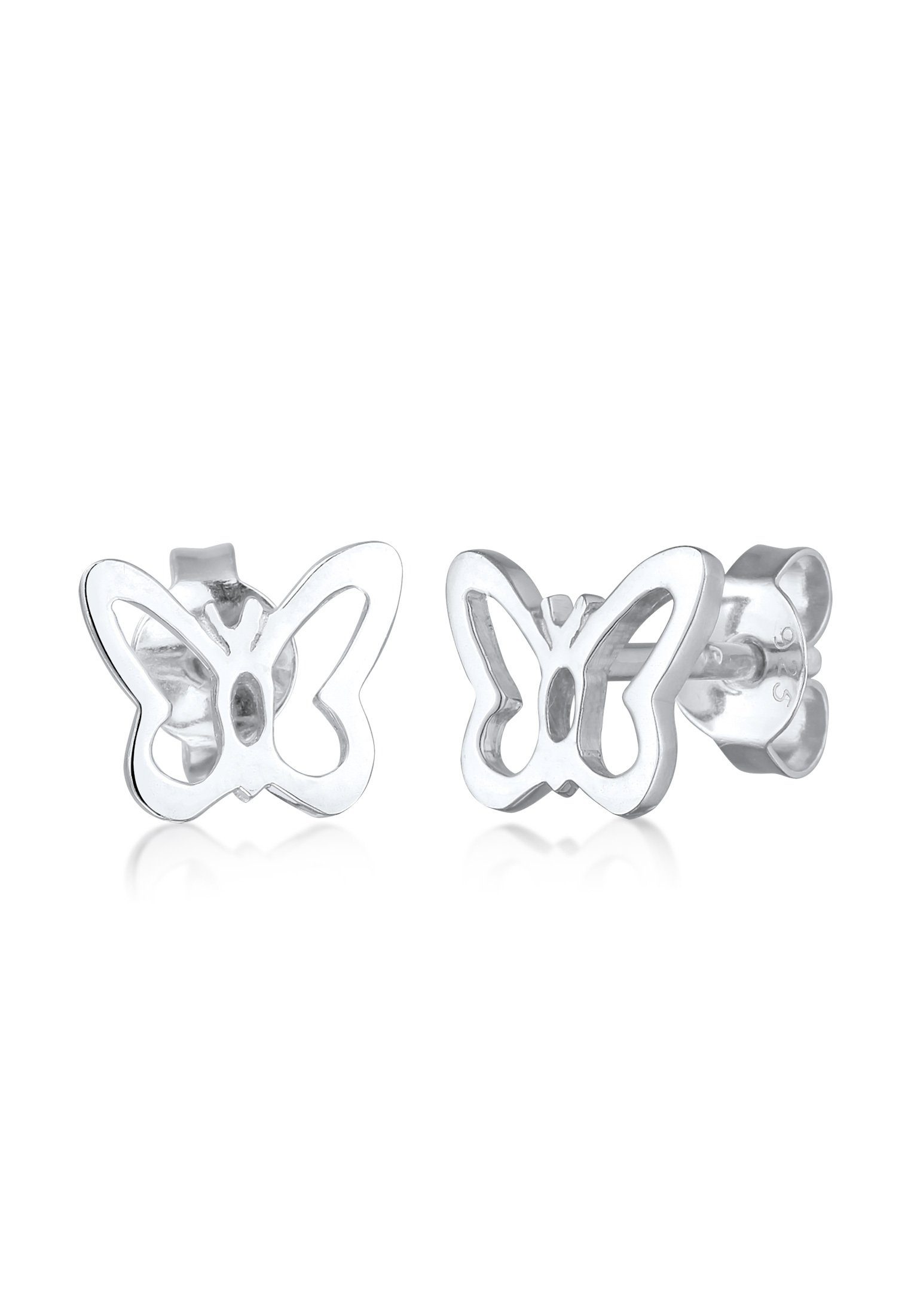 Elli Schmetterling 925 Ohrstecker Paar Schmetterling Symbol Trend Silber,