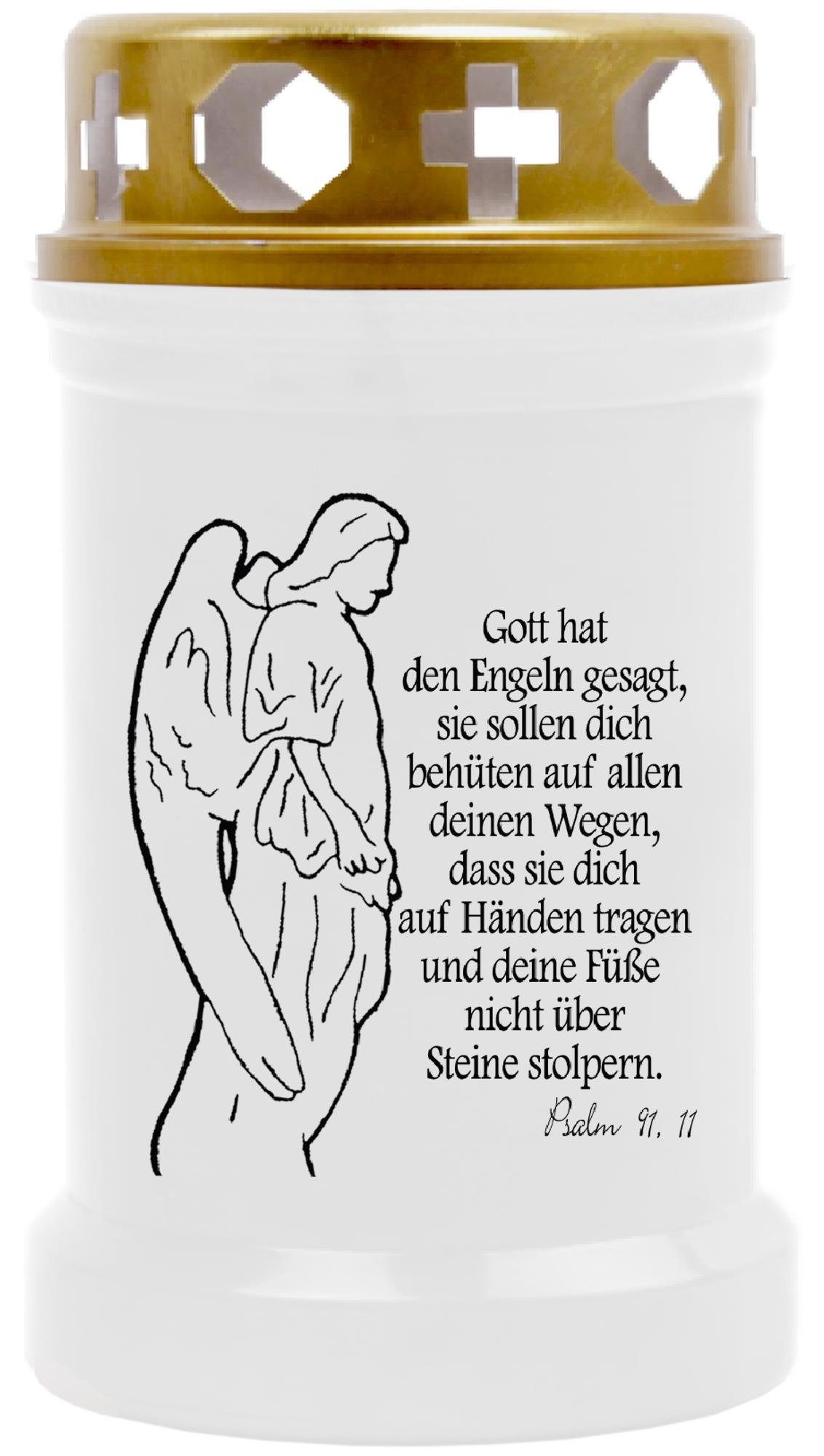 HS Candle Grabkerze (1-tlg), Grabkerze Brenndauer 40 Stunden viele vers. Variationen und Motive