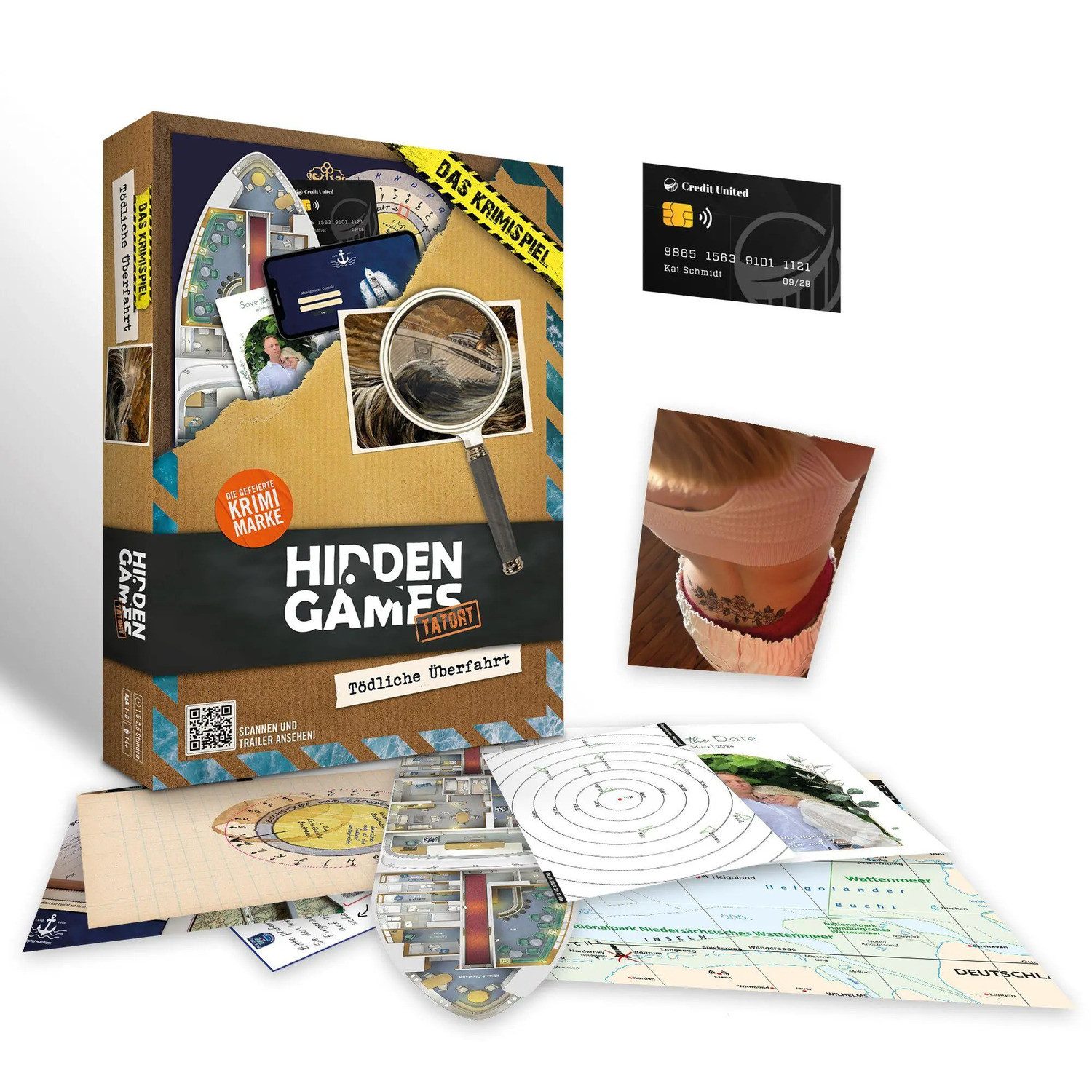 Pegasus Spiele Spiel Hidden Games Tatort: Tödliche Überfahrt