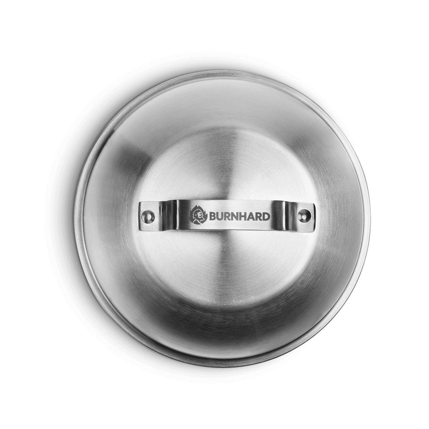 BURNHARD® Burgerpresse Burgerglocken 2-er Set Edelstahl (6 St)