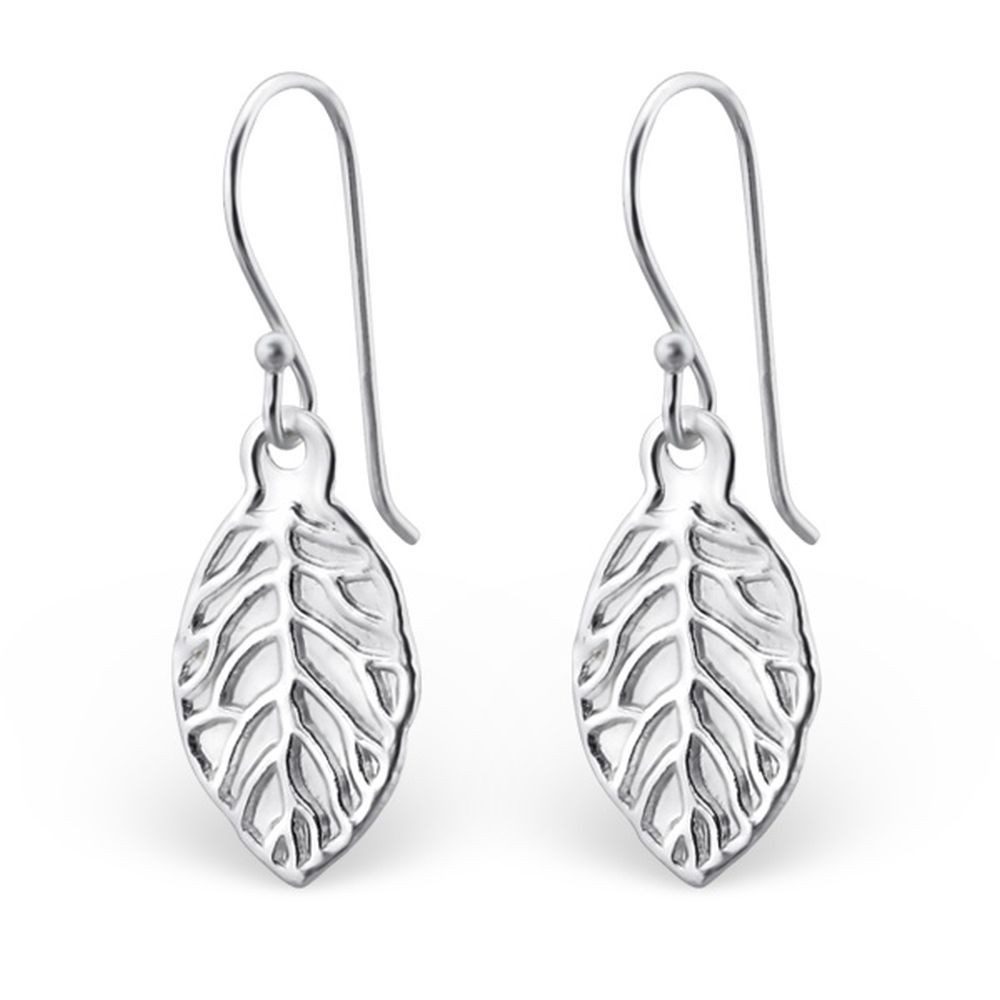 Ohrring-Set Ohrhänger Blätter aus 925 Silber Damen