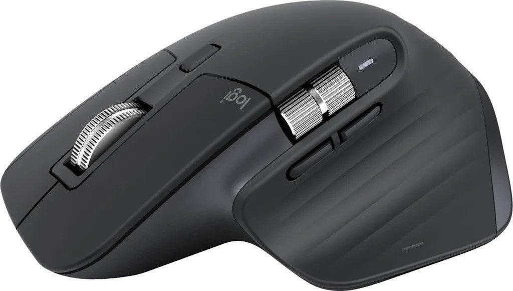Logitech Logitech MX Master 3S, rechts, Optisch ergonomische Maus (Bluetooth)