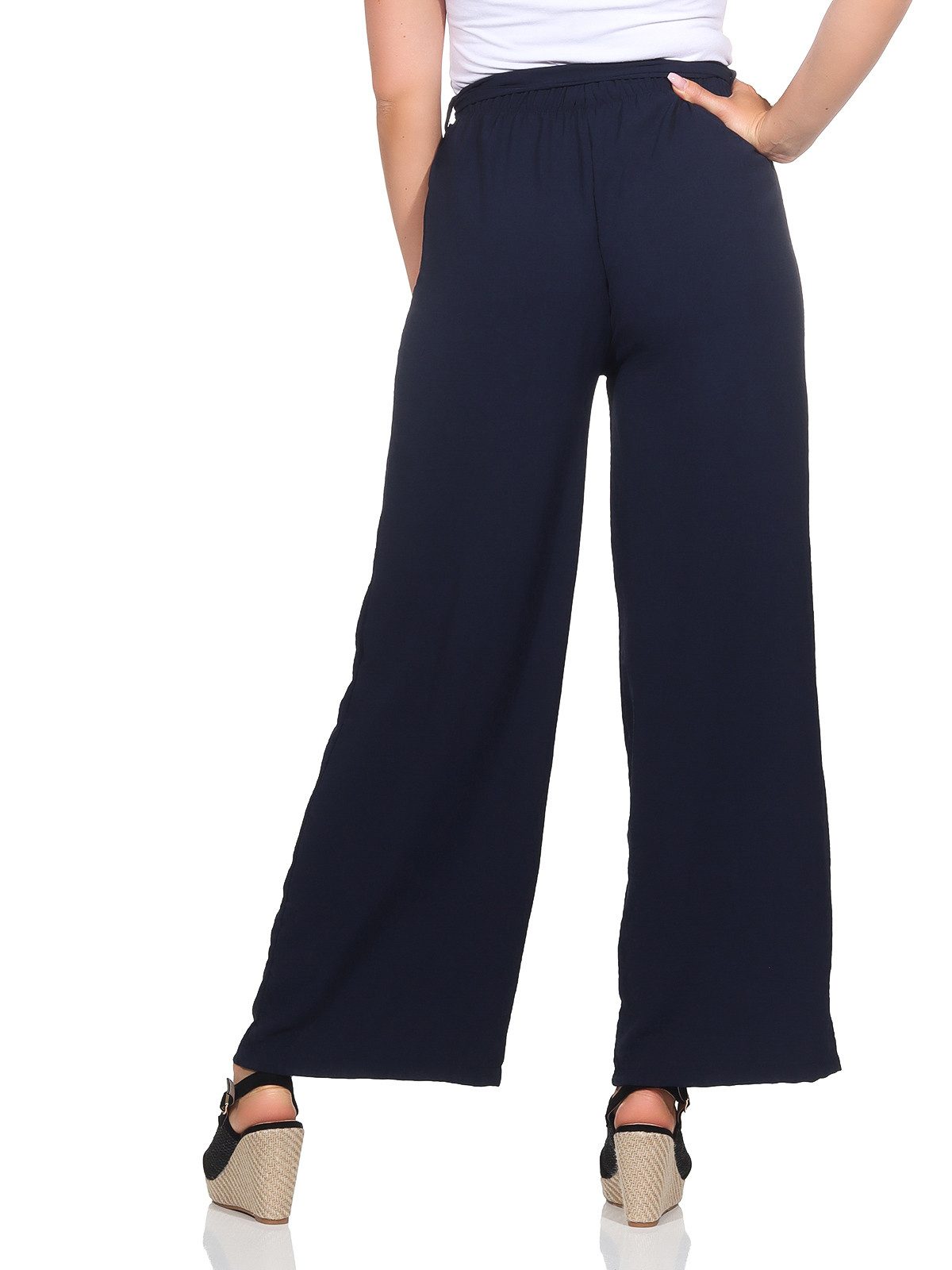 simaranda Palazzohose Damen Hose 182 Dunkelblau