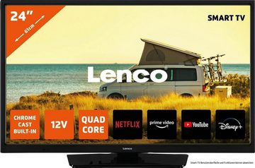 Lenco Lenco LED-2463BK LED-Fernseher (61 cm/24 Zoll, HD, Smart-TV)
