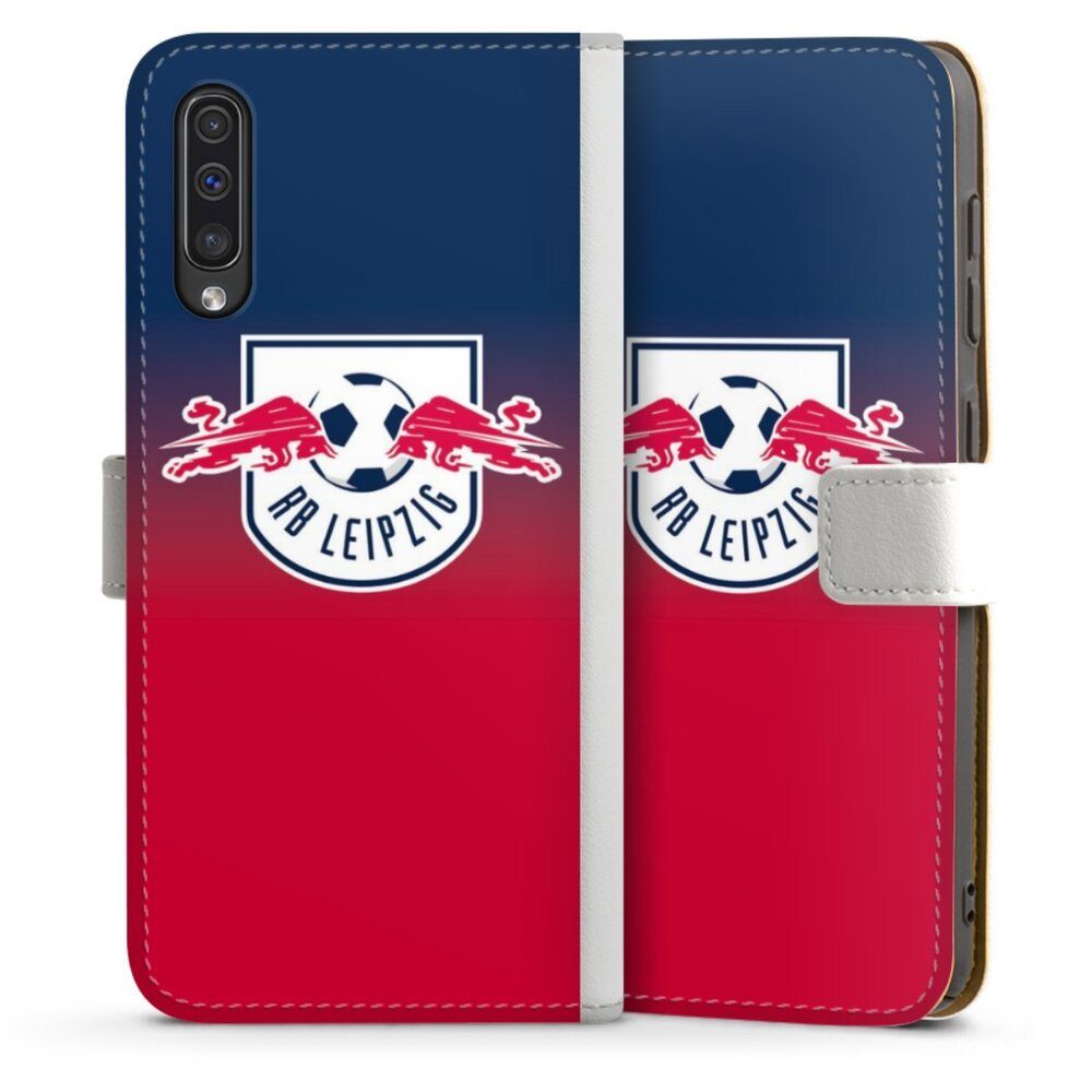 DeinDesign Handyhülle Offizielles Lizenzprodukt RB Leipzig Verlauf RB Leipzig, Samsung Galaxy A50 Hülle Handy Flip Case Wallet Cover