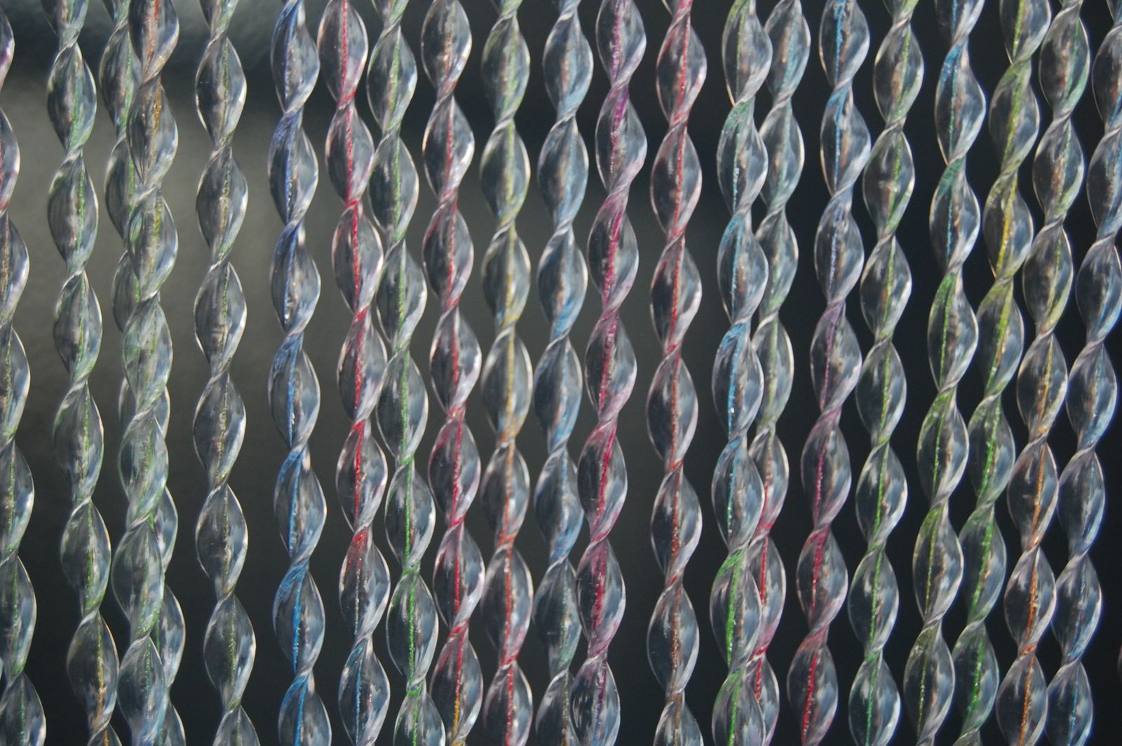 La Tenda Insektenschutz-Vorhang Türvorhang NAPOLI 1 Streifenvorhang bunt, 90 x 210 cm, PVC - Länge und Breite individuell kürzbar