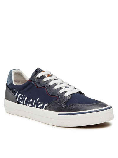 Wrangler Sneakers aus Stoff Clay Basket WM21042A Navy 016 Sneaker