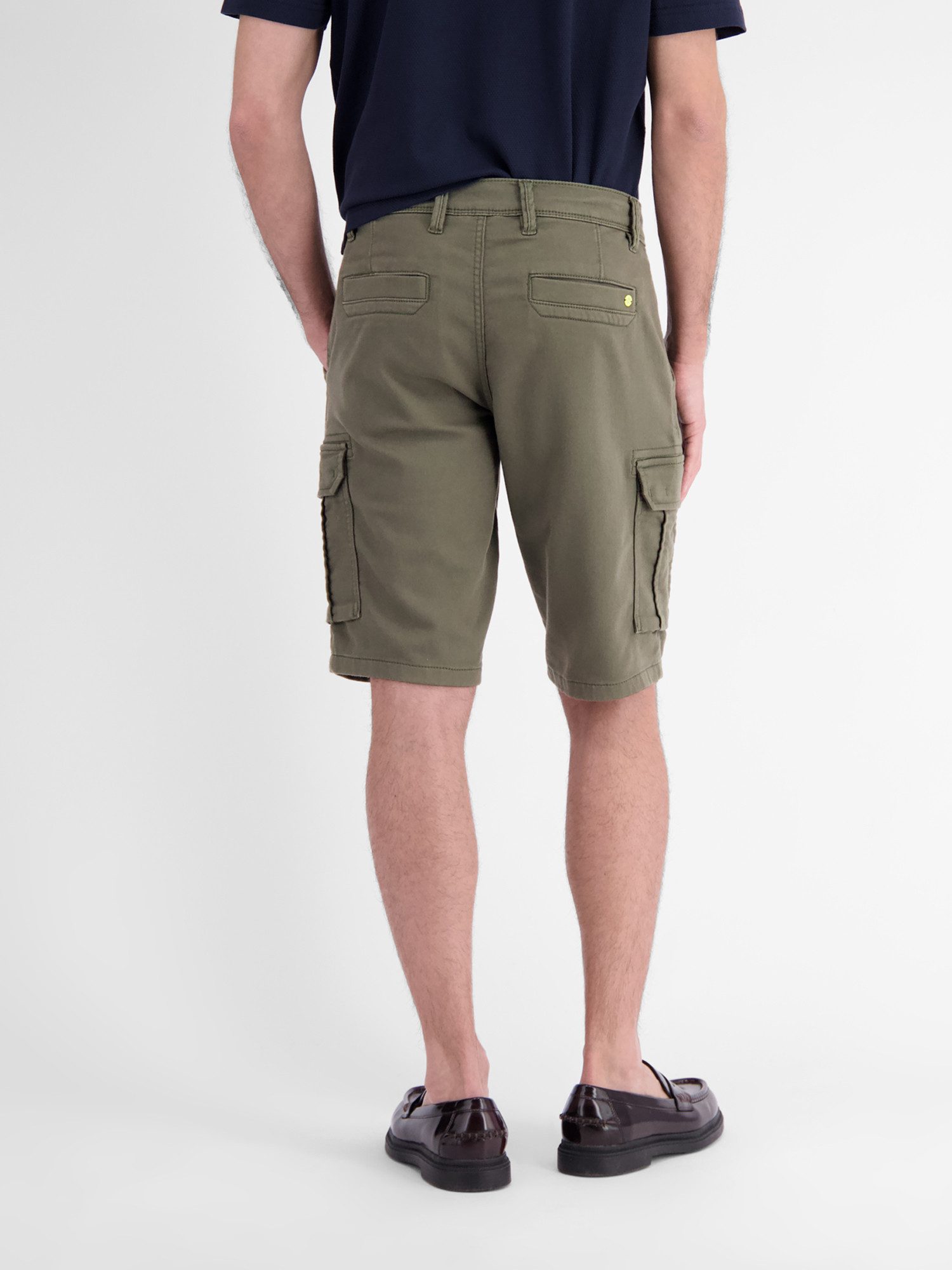 LERROS Cargohose Maskuline Cargo-Bermuda mit Tunnelzug und Gürtelschlaufen
