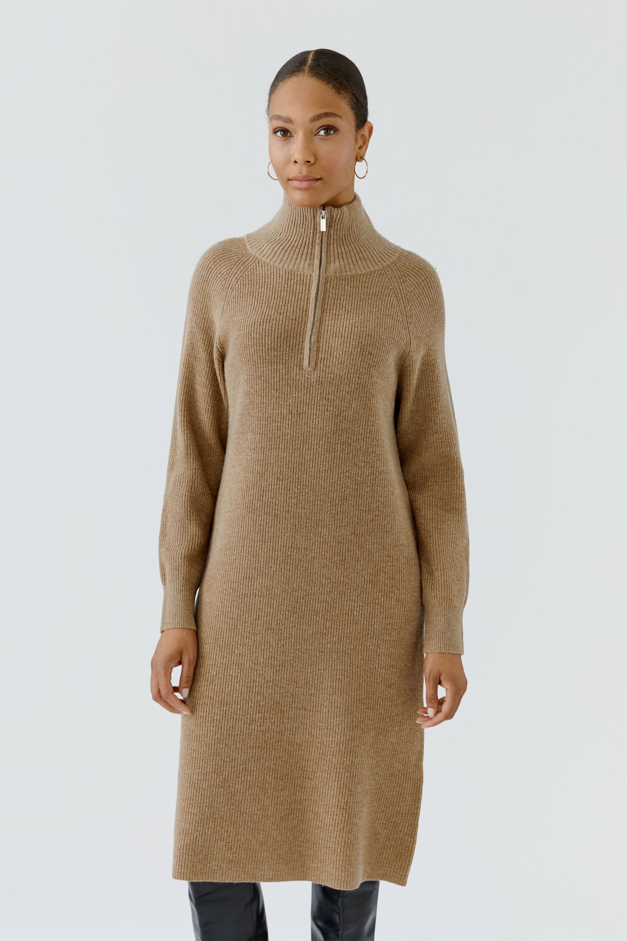 Oui Strickkleid Gerade geschnitten