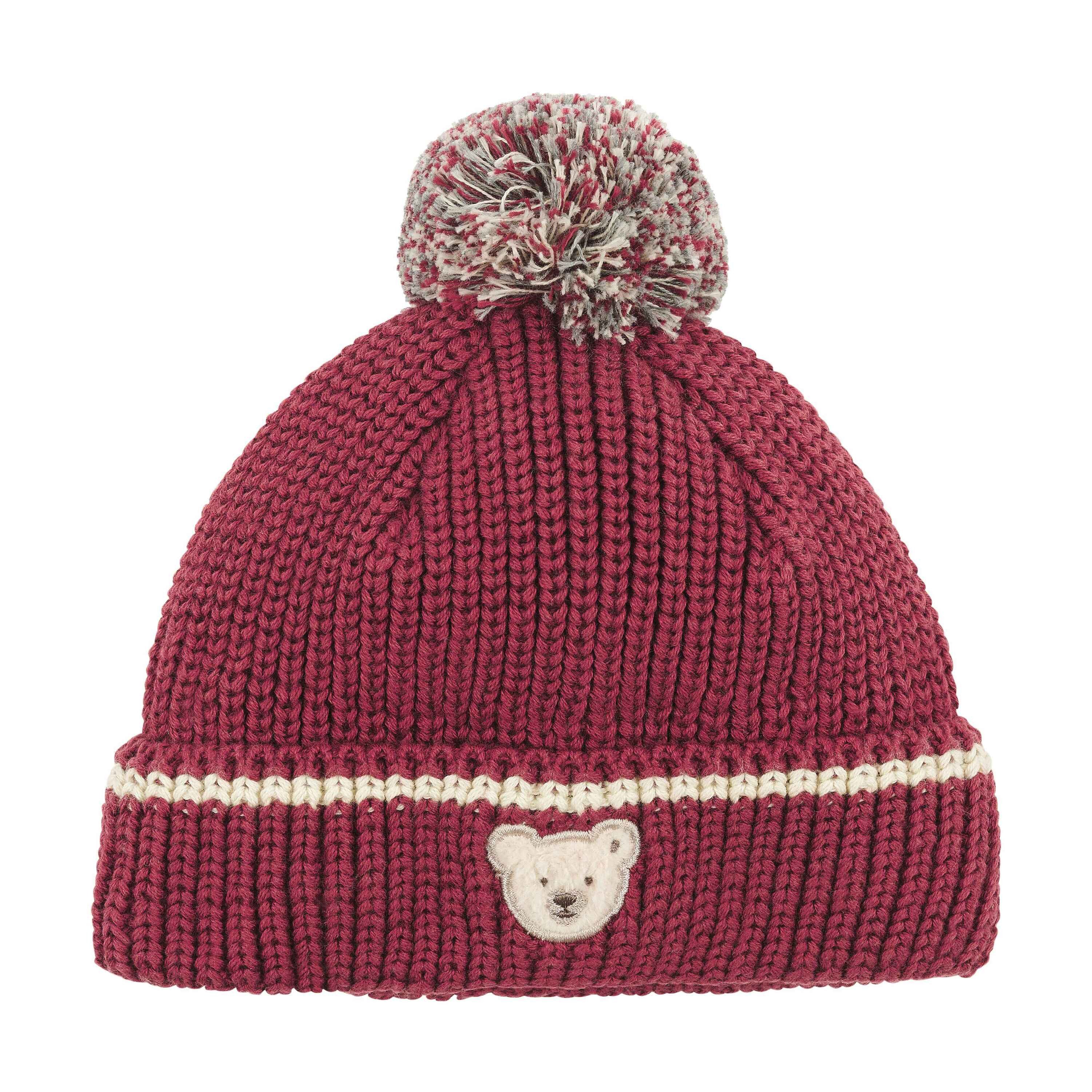 Steiff Strickmütze Beanie Festive Luxe, gefüttert