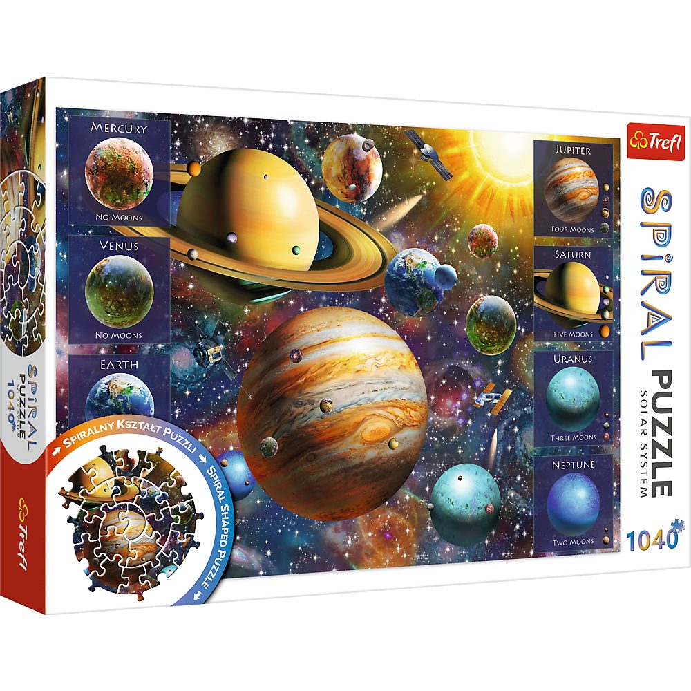 Trefl Puzzle Trefl 40013 Solar-System 1040 Teile Spiral Puzzle, 1040 Puzzleteile