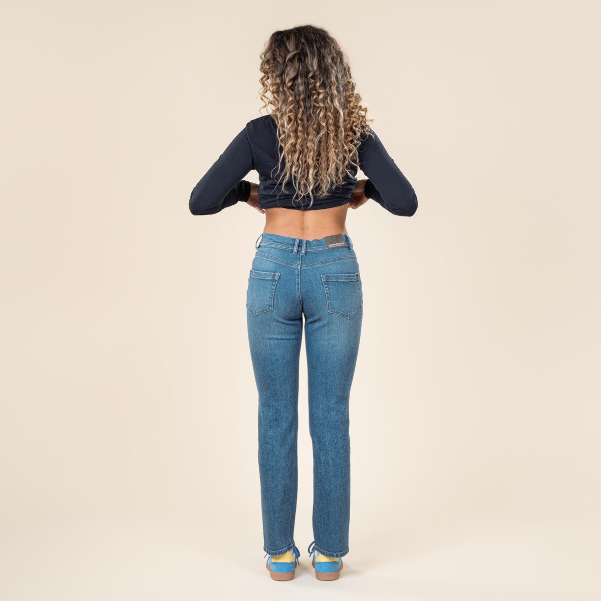 LIVING CRAFTS Bequeme Jeans TREVA GOTS zertifiziert