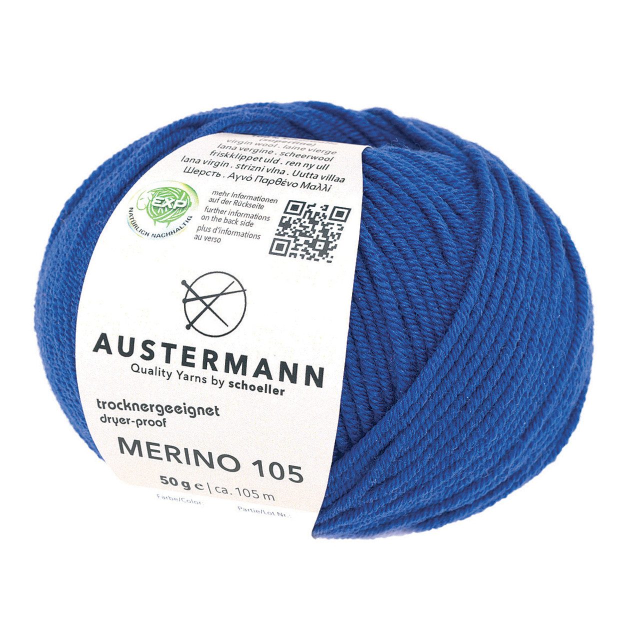 Austermann Garn Merino 105 Häkelwolle, 105,00 m, hervorragende Trageeigenschaften durch kaschmirartiger Griff