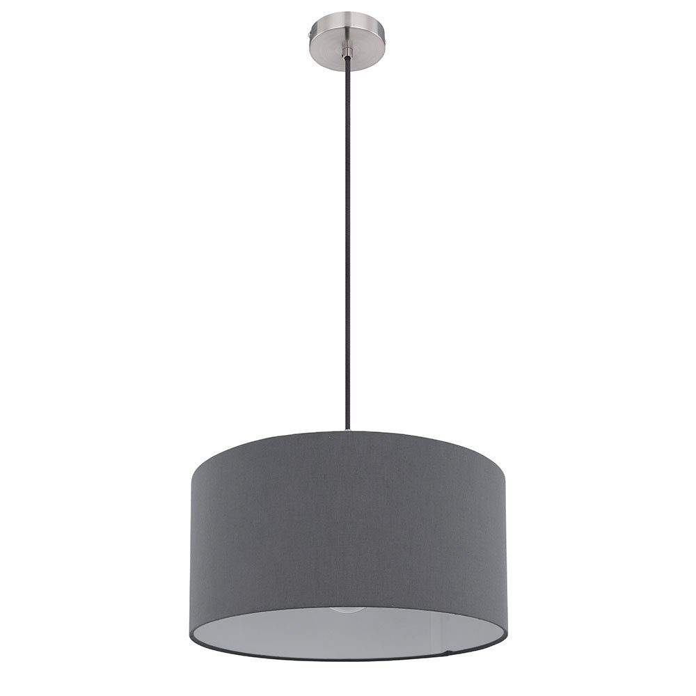 GLOBO LIGHTING Hängeleuchte, Leuchtmittel nicht inklusive, Hängelampe Pendelleuchte Esstischlampe Wohnzimmerlampe anthrazit 140cm