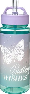 Scooli Lunchbox Brotzeitdose & Trinkflasche, Butterfly Wishes, Kunststoff, (Set, 2-tlg), mit Trinkflasche