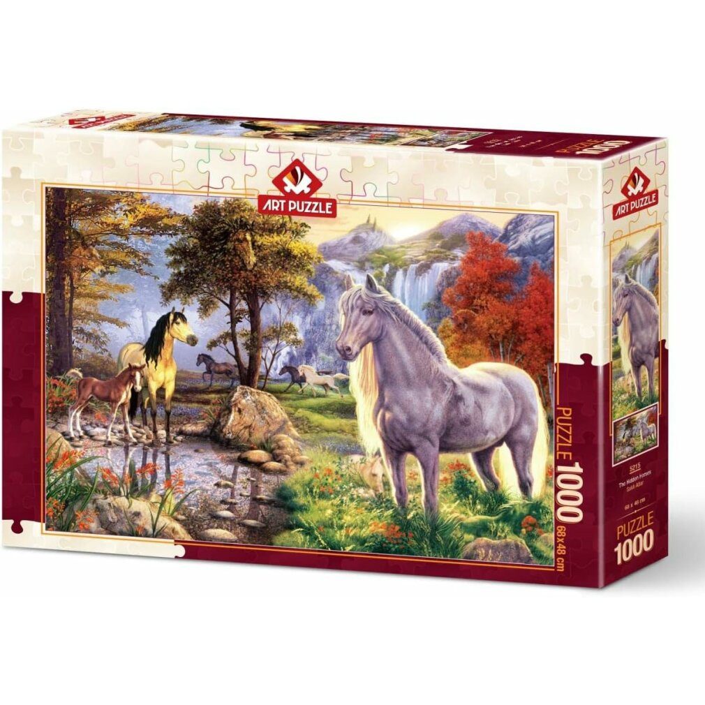 ART PUZZLE Puzzle Puzzle Versteckte Pferde 1000 Teile, Puzzleteile