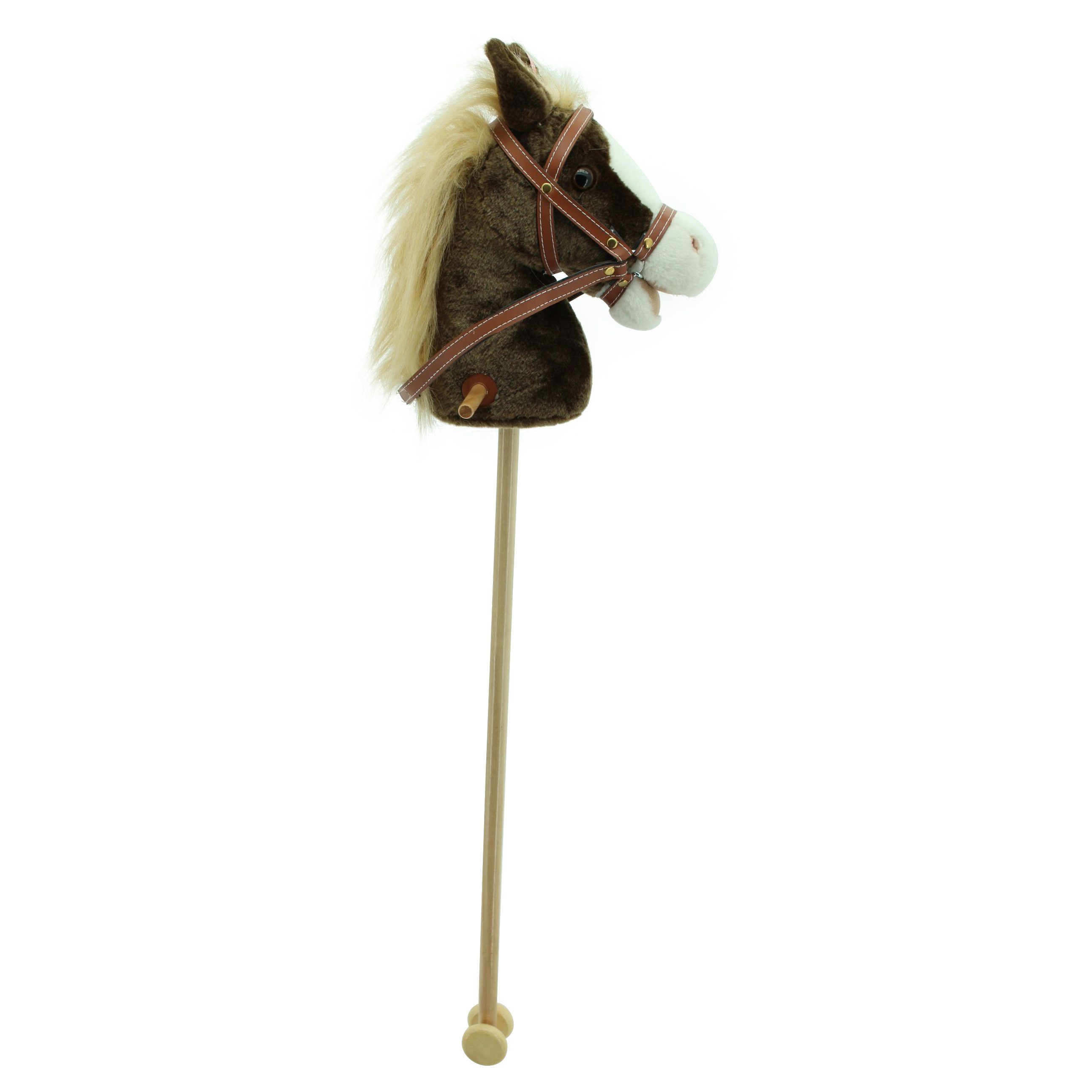 Sweety-Toys Steckenpferd Sweety Toys 6410 Steckenpferd MISS CHOCOLATE braun mit Soundfunktion, mit Sound