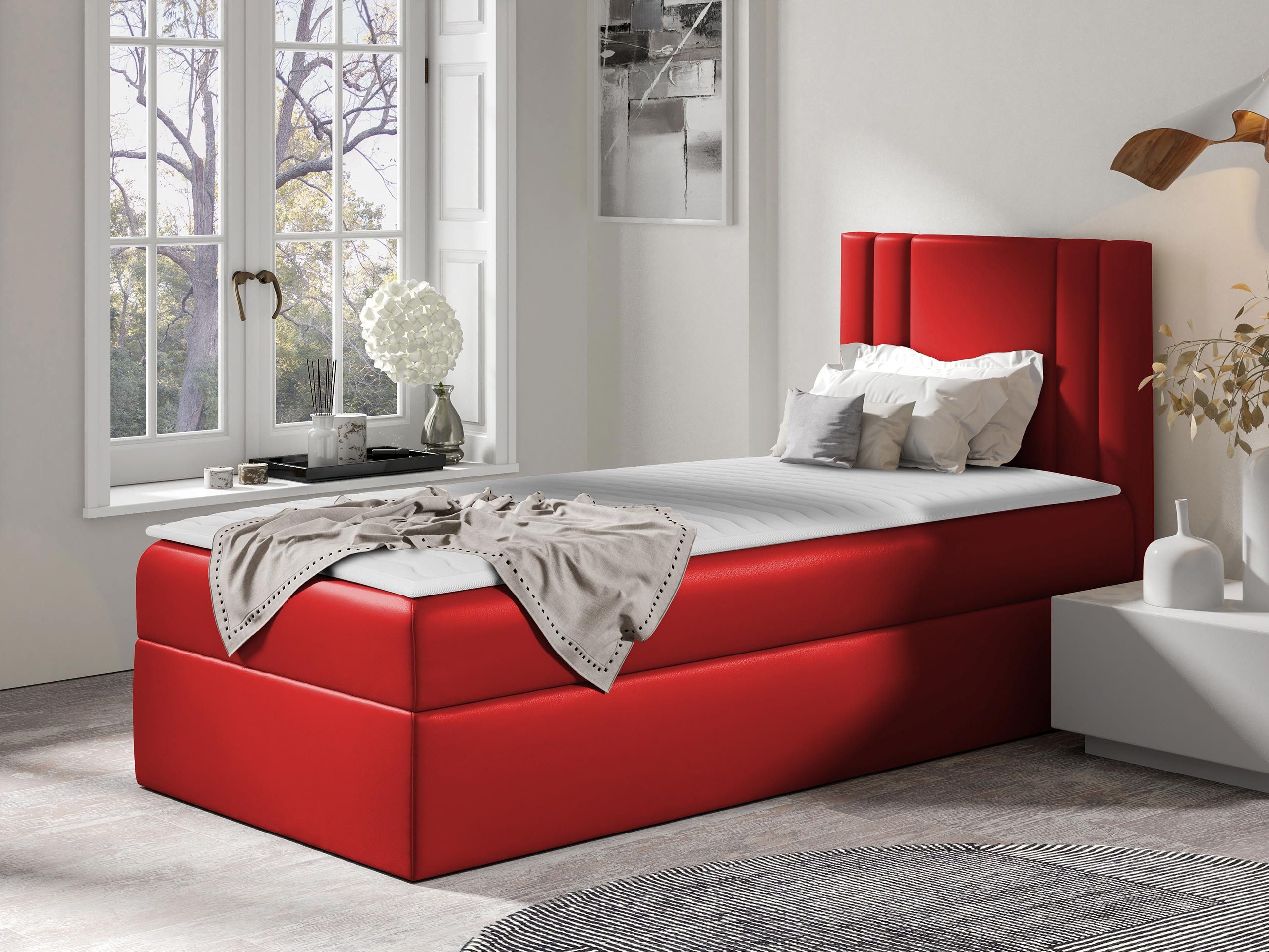 MIRJAN24 Boxspringbett Carmen Mini (mit Hauptmatratze, günstig online kaufen