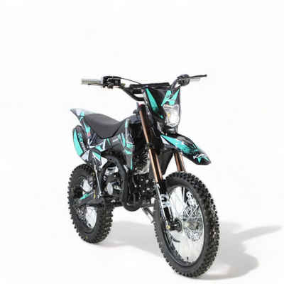 KXD Dirt-Bike KXD 609K 125cc 17"/14" 4T Scheinwerfern Crossbike Pocketbike grün