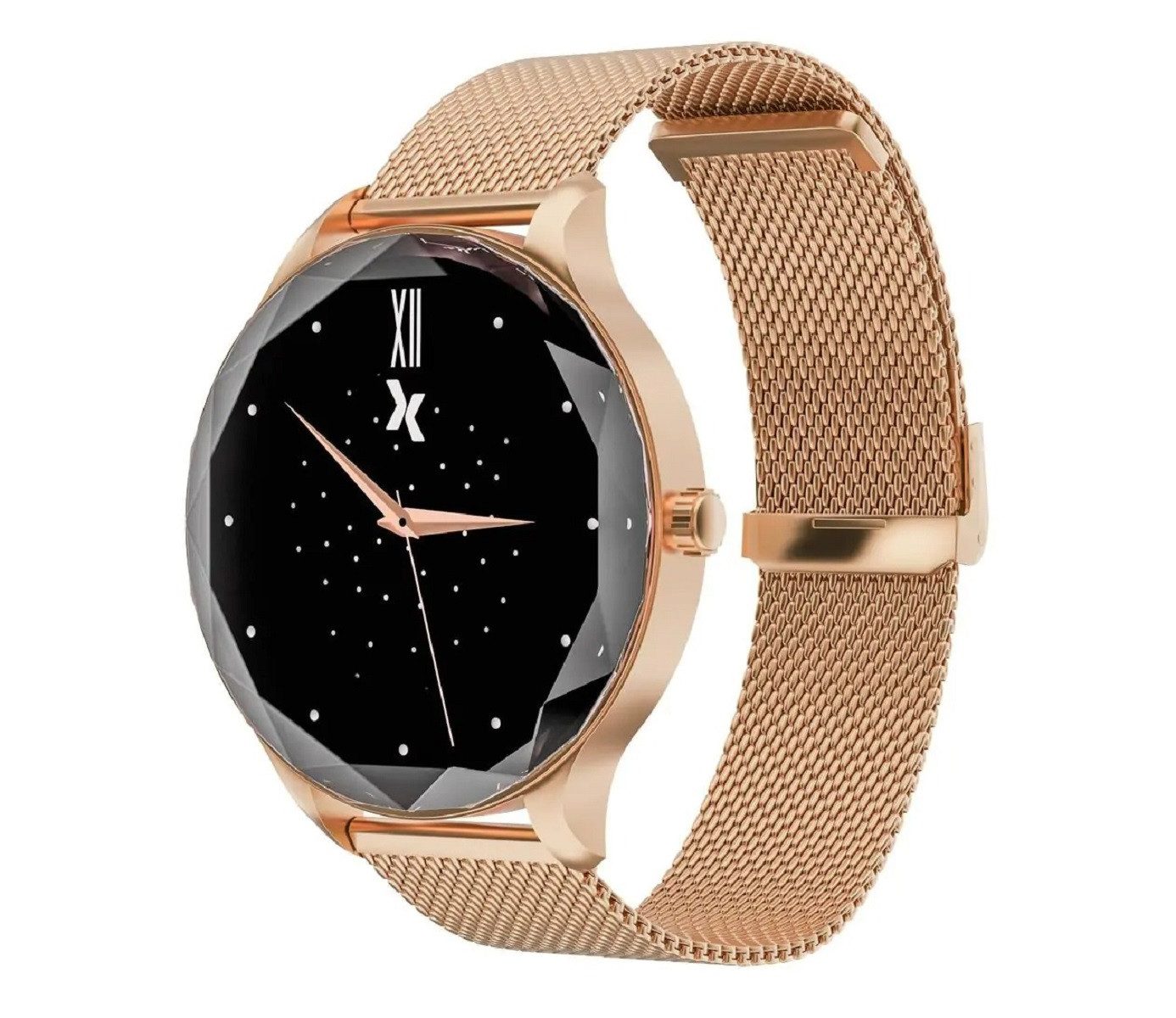 Maxcom Damen-Smartwatch FW52, Gesundheitsfunktionen & Stil Watch, 1-tlg.