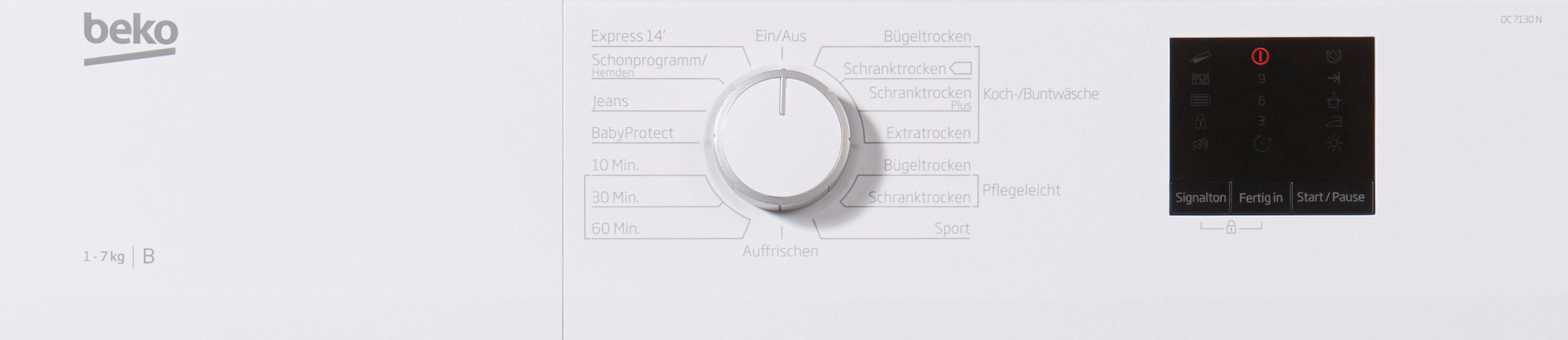BEKO kondenzacijska sušilica DC 7130 N, 7 kg