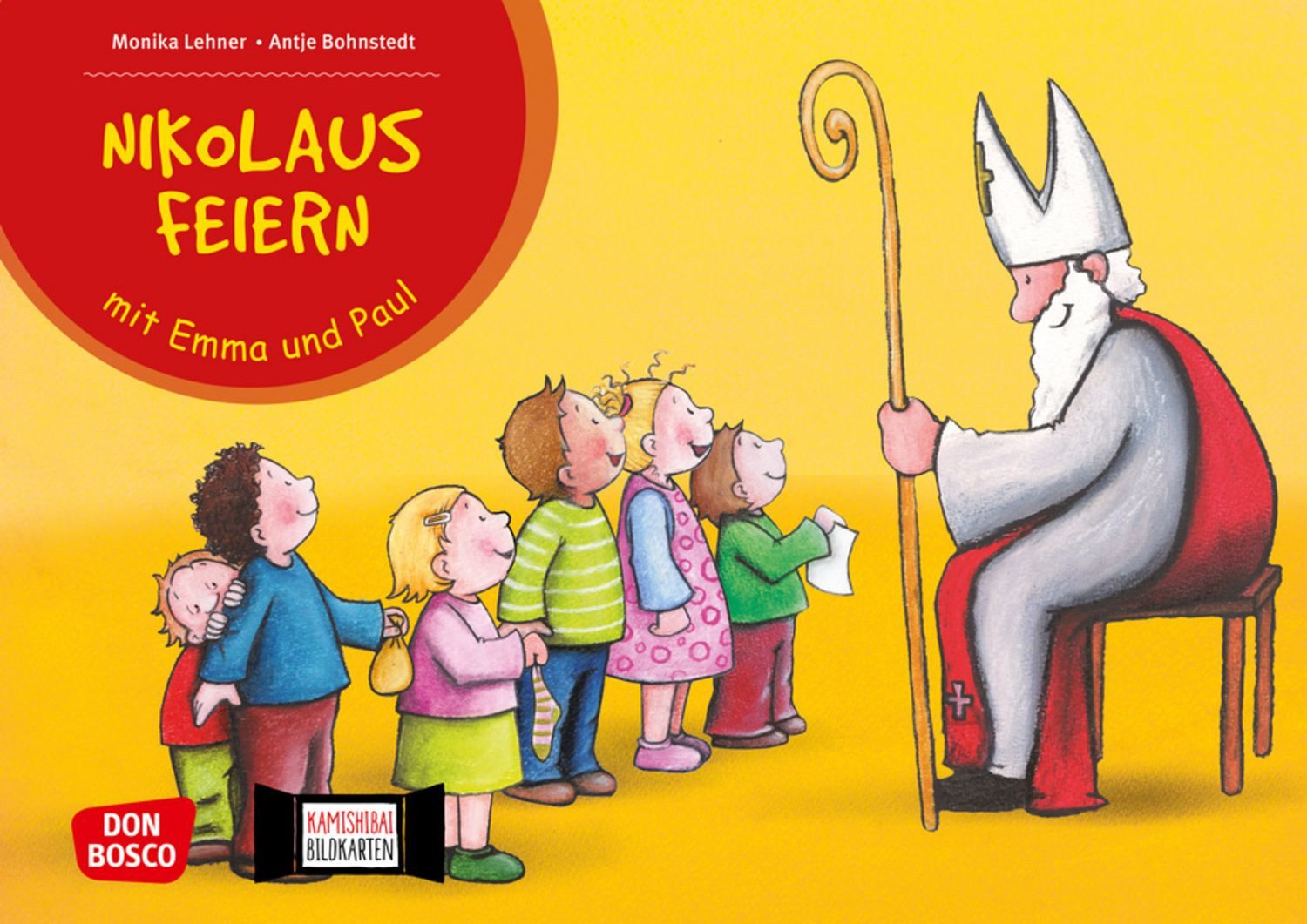 Nikolaus feiern mit Emma und Paul. Kamishibai Bildkartenset. / Monika Lehner