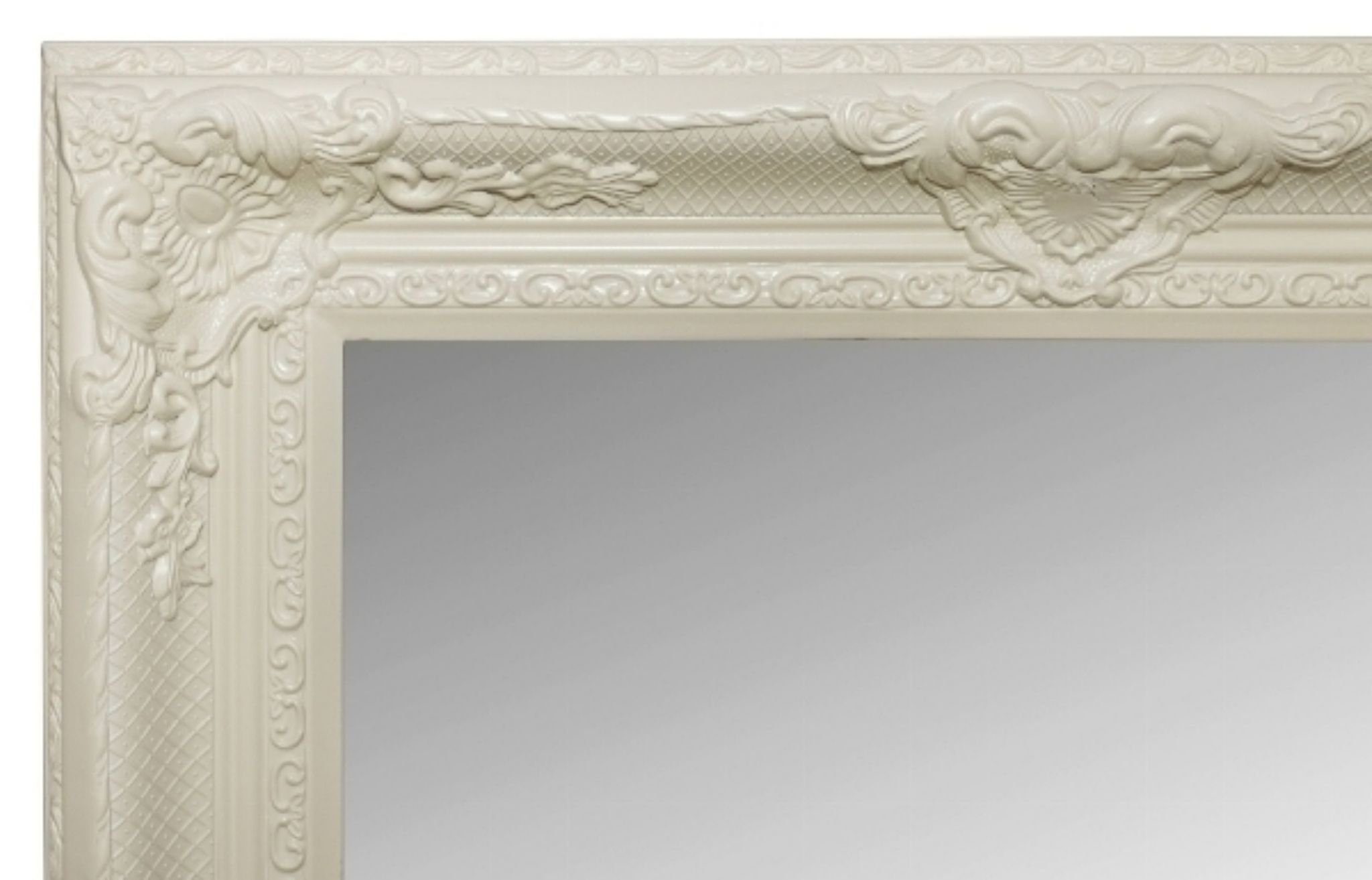 weiß Wandspiegel Wandspiegel Spiegel: elbmöbel cm weiß barock 78cm, 78x68 Look Spiegel Vintage