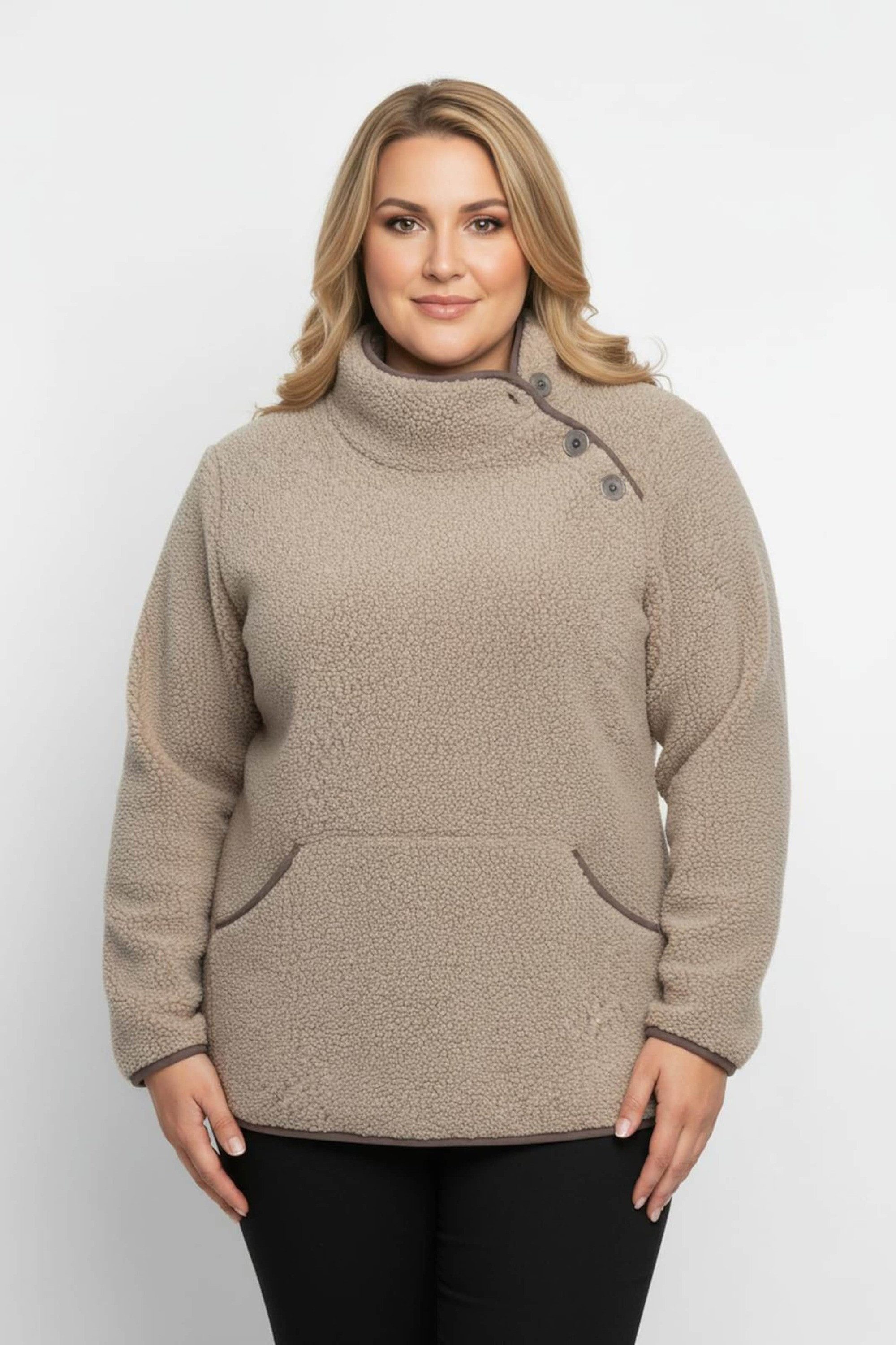 Witt Fleeceshirt Fleece-Shirt Langarm Länge ca. 66 cm günstig online kaufen